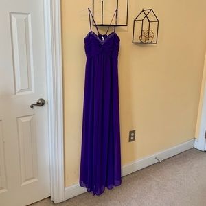David’s Bridal Purple Dress!